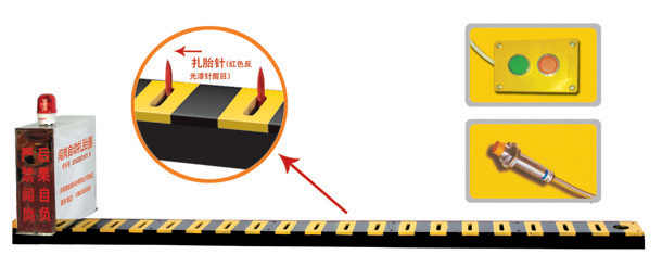 保定清苑区V3嵌入式闯岗自动扎胎器/阻车器